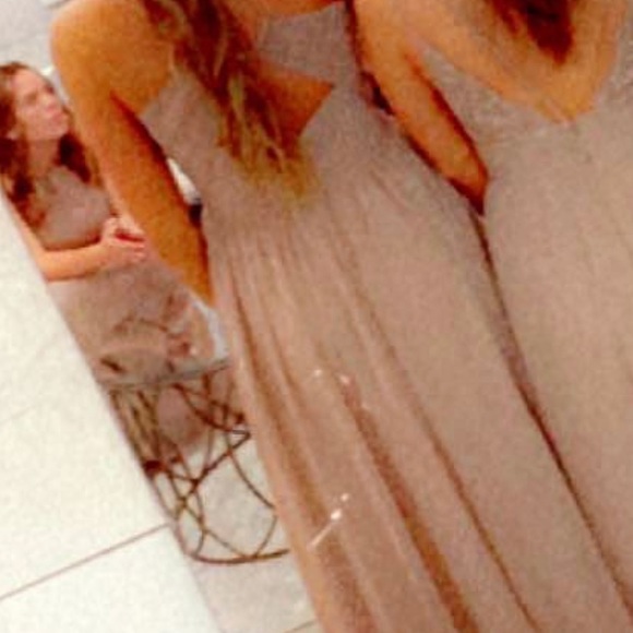 Taupe Azazie bridesmaids dress - Picture 4 of 10